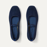 The Max Square Mary Jane - ReVelvet™ Navy