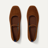The Max Square Mary Jane - ReVelvet™ Russet