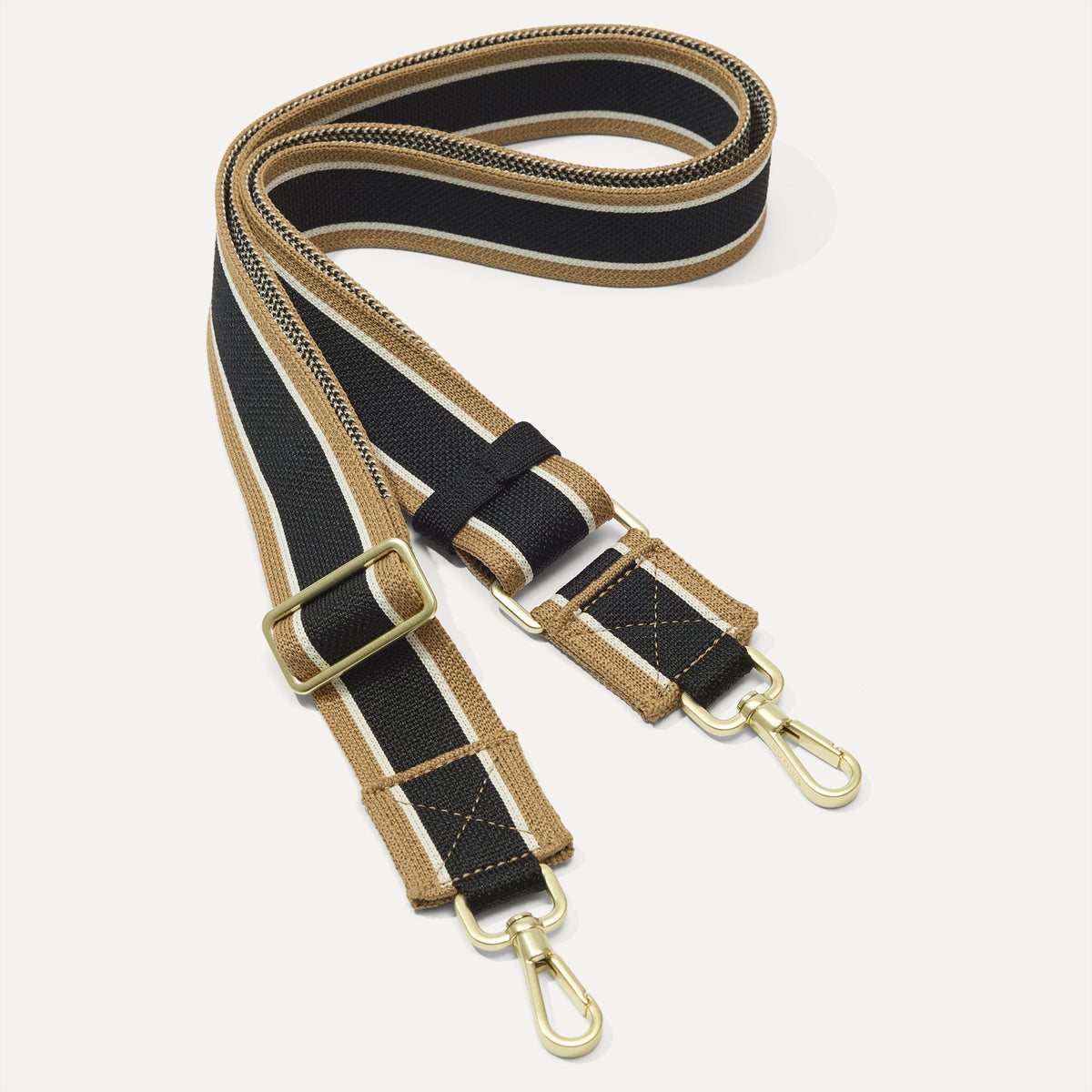 The Crossbody Strap - Khaki Stripe