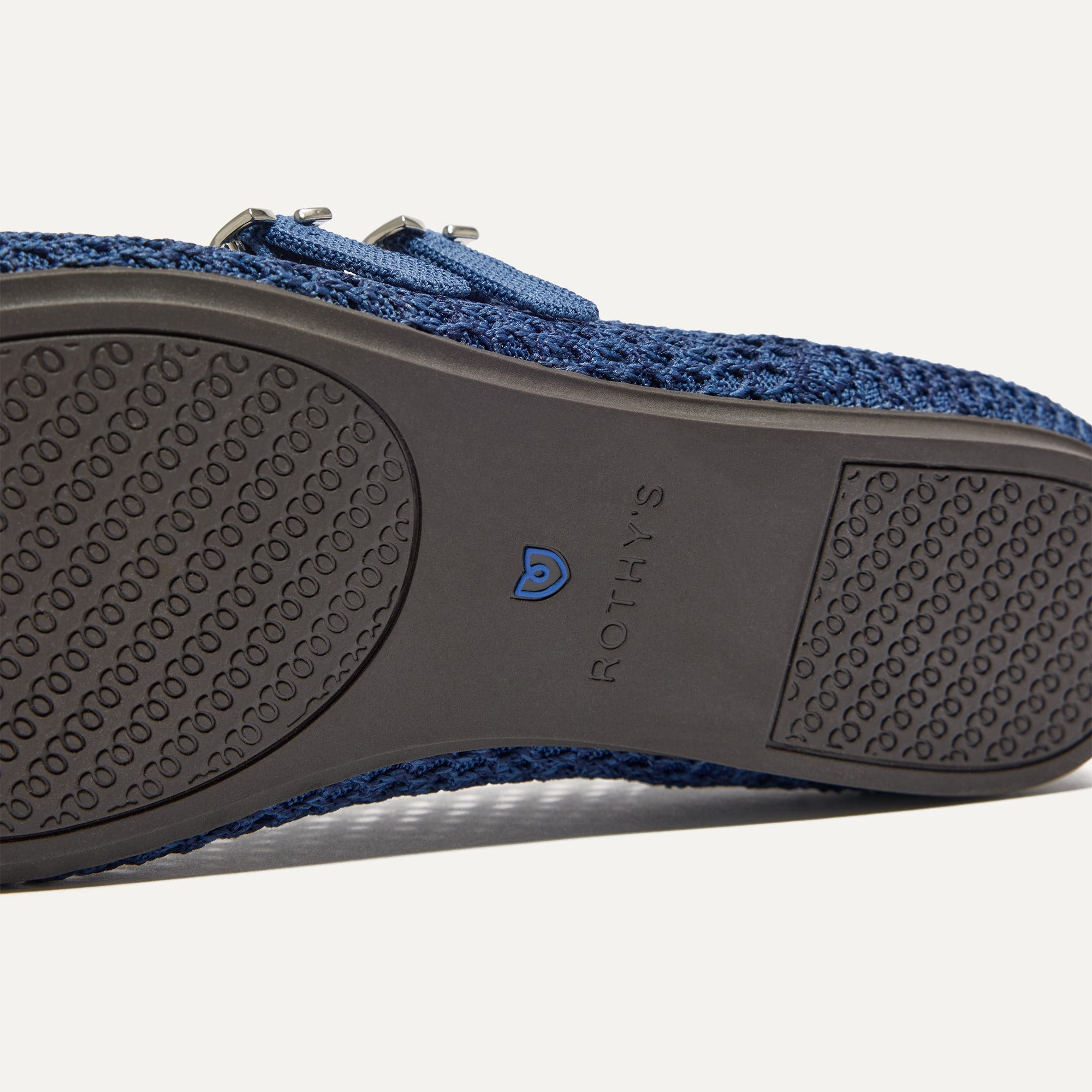 The Double Buckle Mary Jane - Blue Mesh