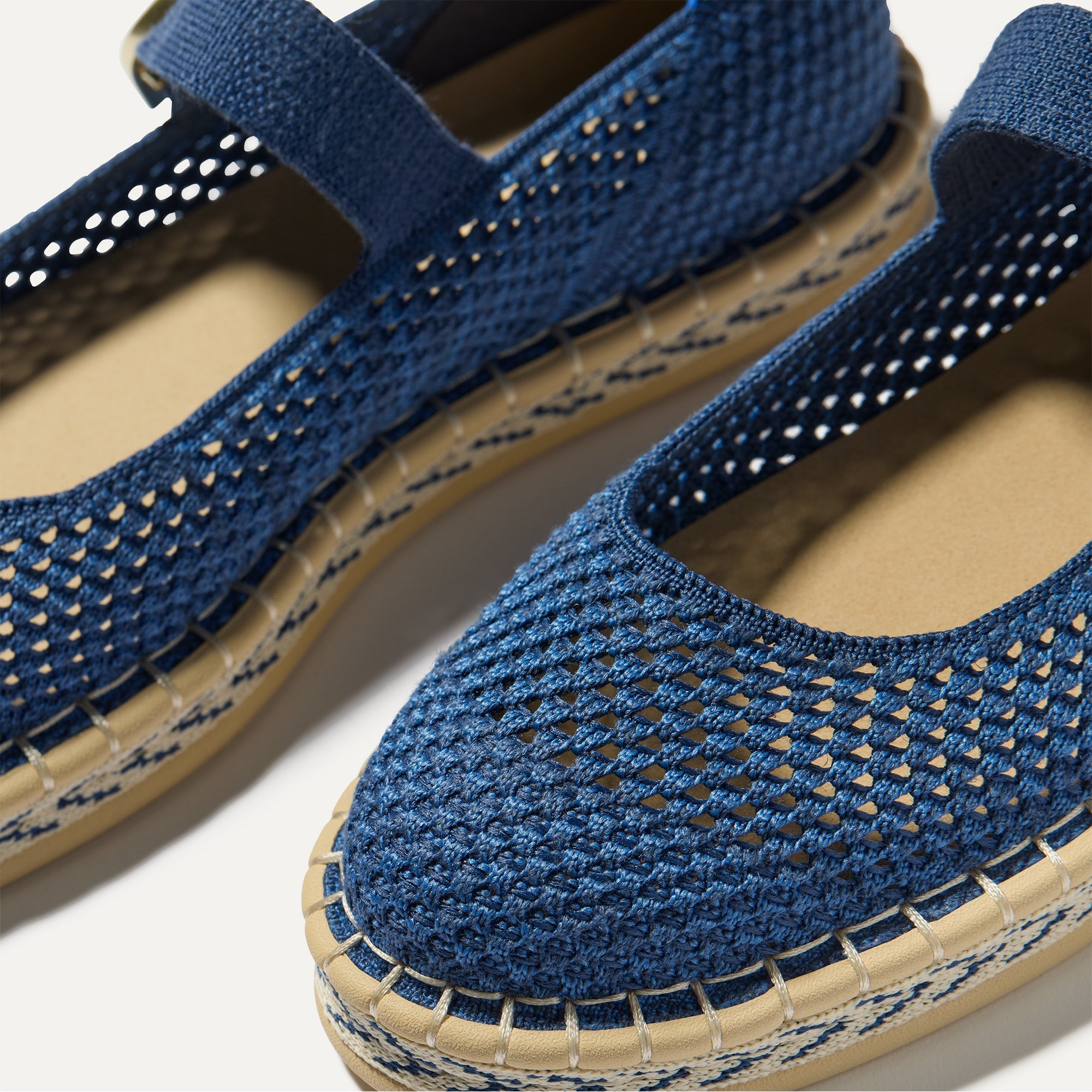 The Espadrille Mary Jane - Blue Breeze