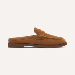 The Penny Loafer Mule - ReVelvet™ Caramel