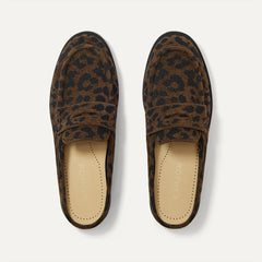The Penny Loafer Mule - ReVelvet™ Cheetah