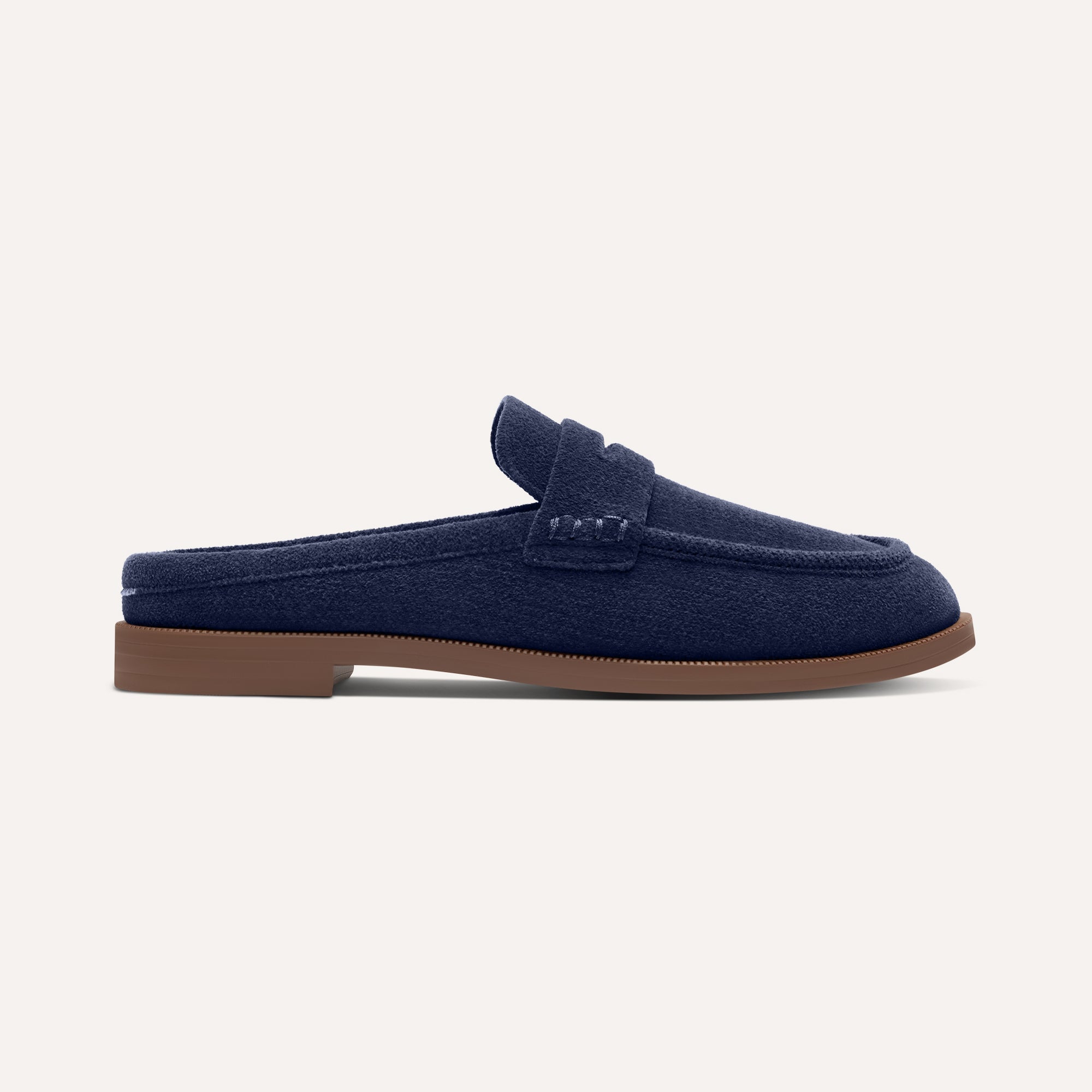 The Penny Loafer Mule - ReVelvet™ Navy
