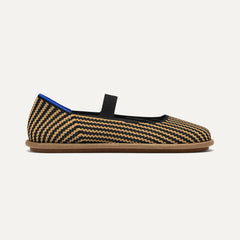 The Cruiser Mary Jane - Toffee Stripe