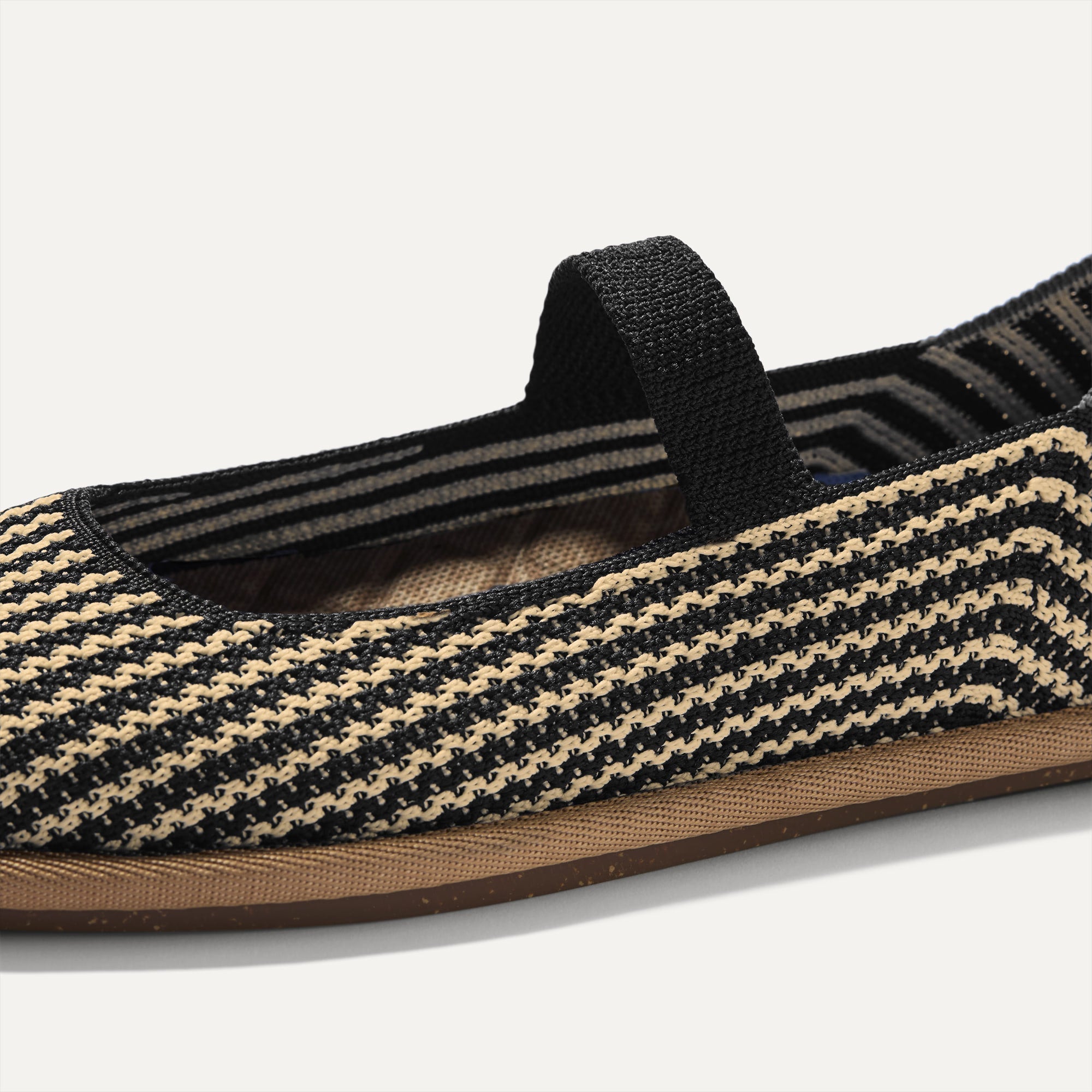 The Cruiser Mary Jane - Toffee Stripe
