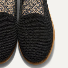 The Cruiser Loafer - Black Raffia-Knit