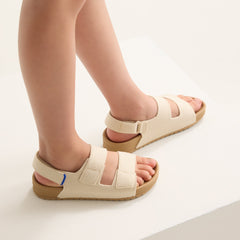 The Kids Double Strap Sandal - Conch