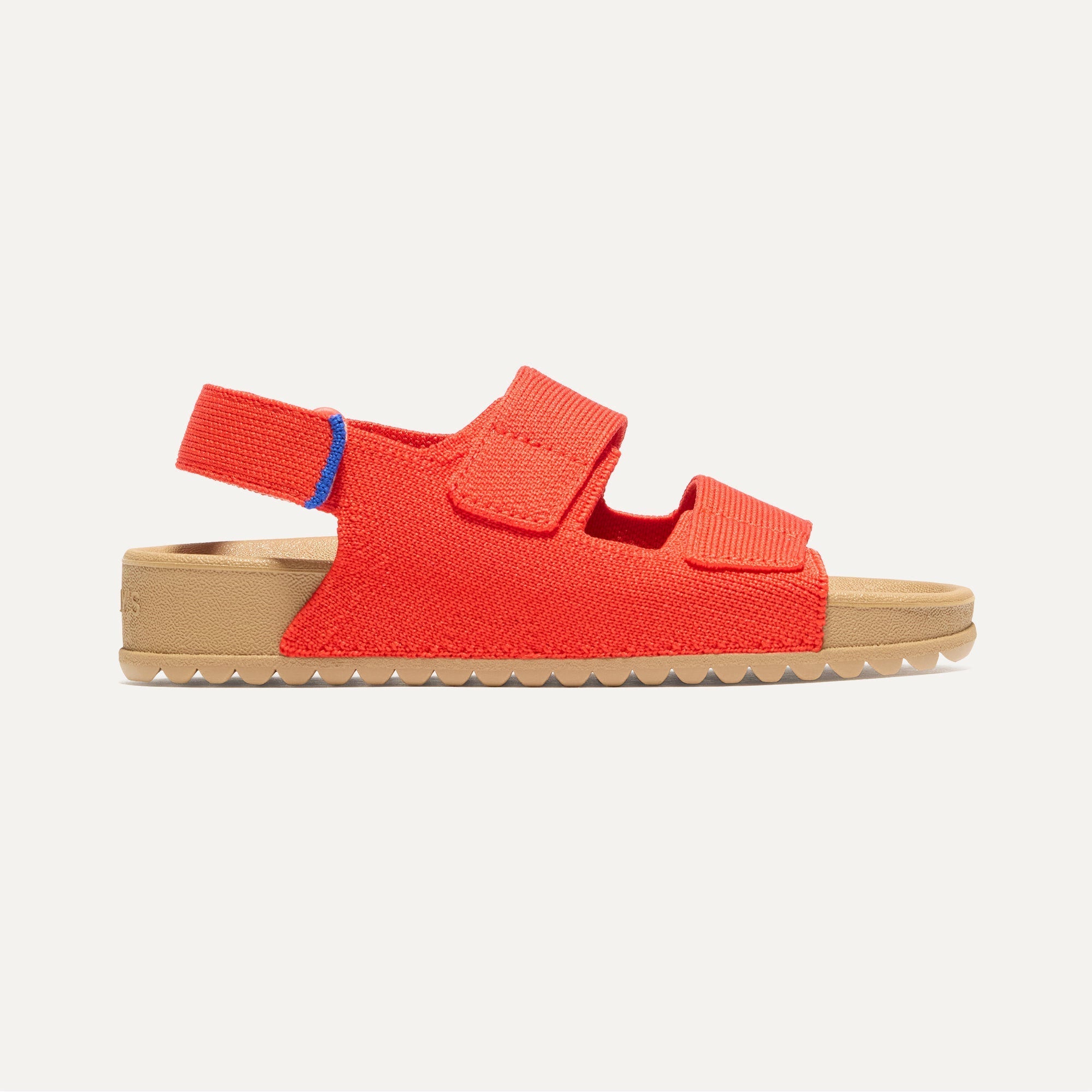 The Kids Double Strap Sandal - Firetruck Red