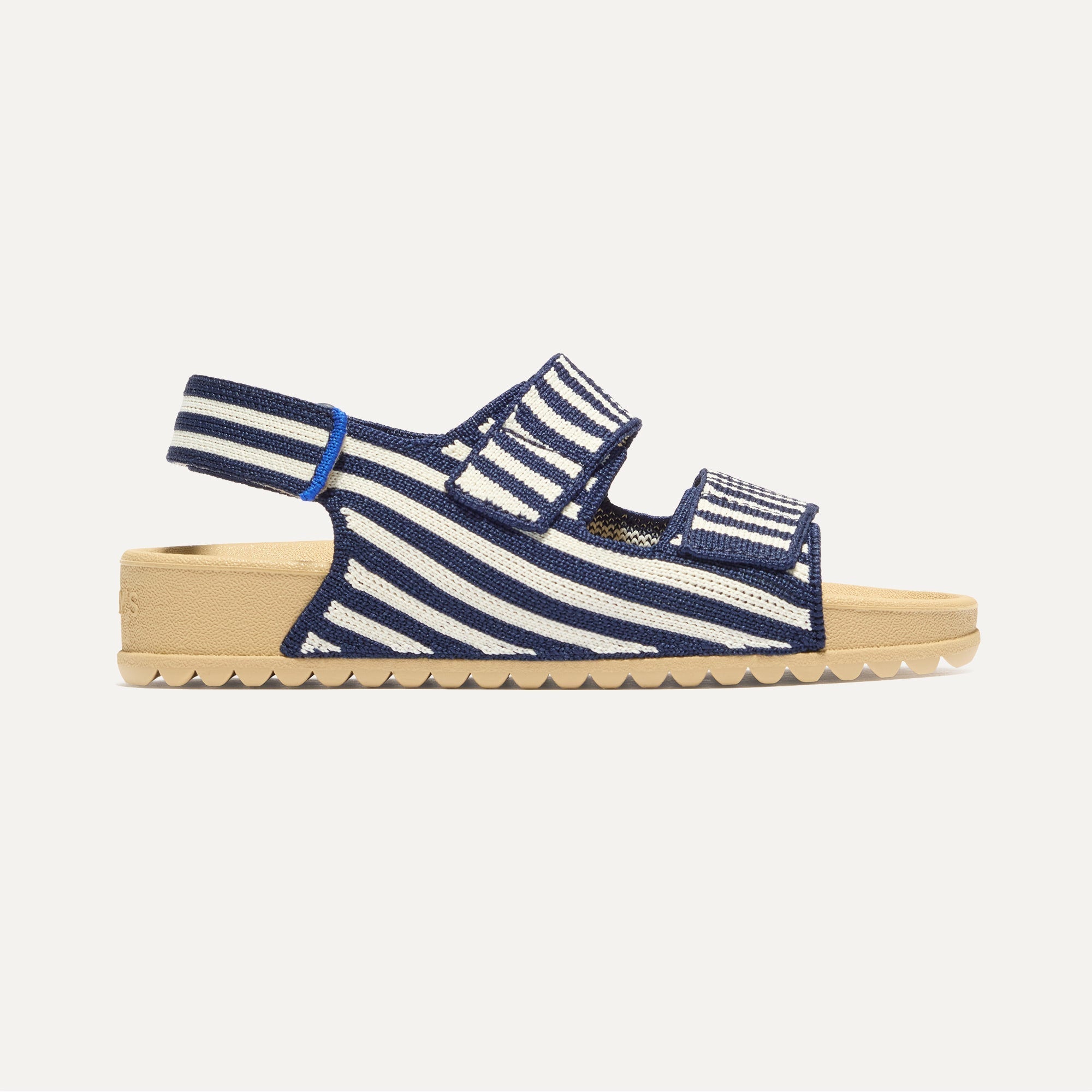 The Kids Double Strap Sandal - Sailor Stripes
