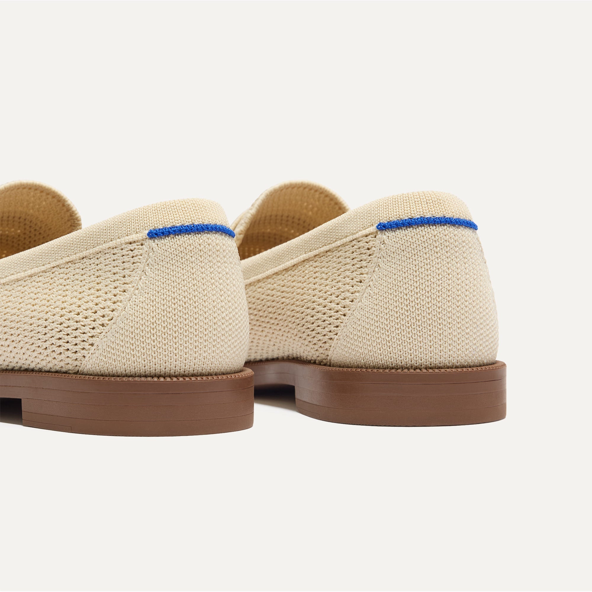 The Penny Loafer - Conch Raffia-Knit