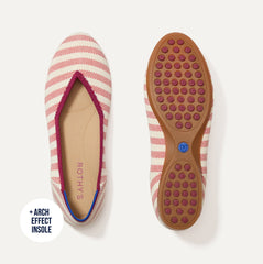 The Daily Flat - Coral Cabana Stripe