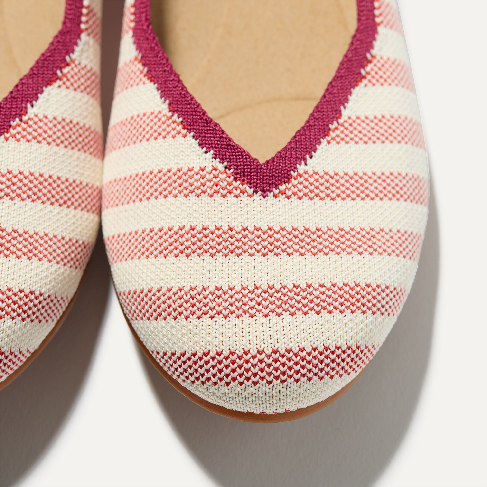 The Daily Flat - Coral Cabana Stripe