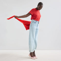 The Daily Flat - Coral Cabana Stripe