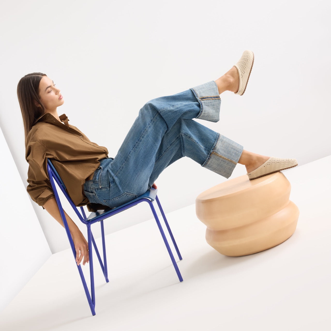 The Casual Clog - Powder Crochet