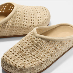 The Casual Clog - Powder Crochet
