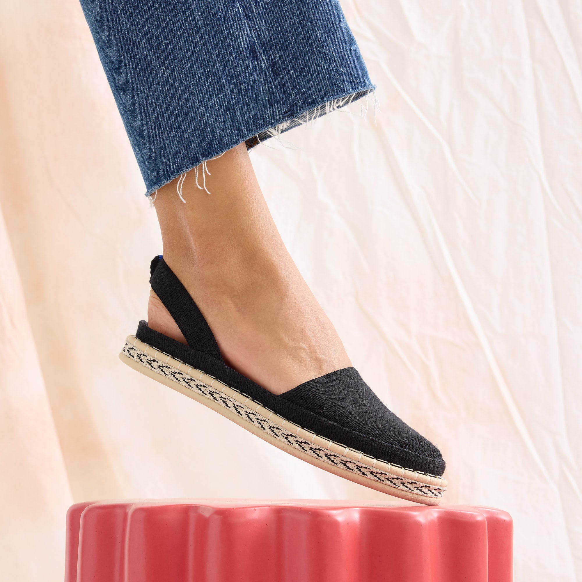 The D'Orsay Espadrille - Black