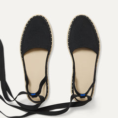 The D'Orsay Espadrille - Black