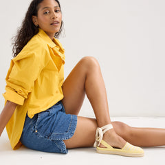 The D'Orsay Espadrille - Sunshine Stripe