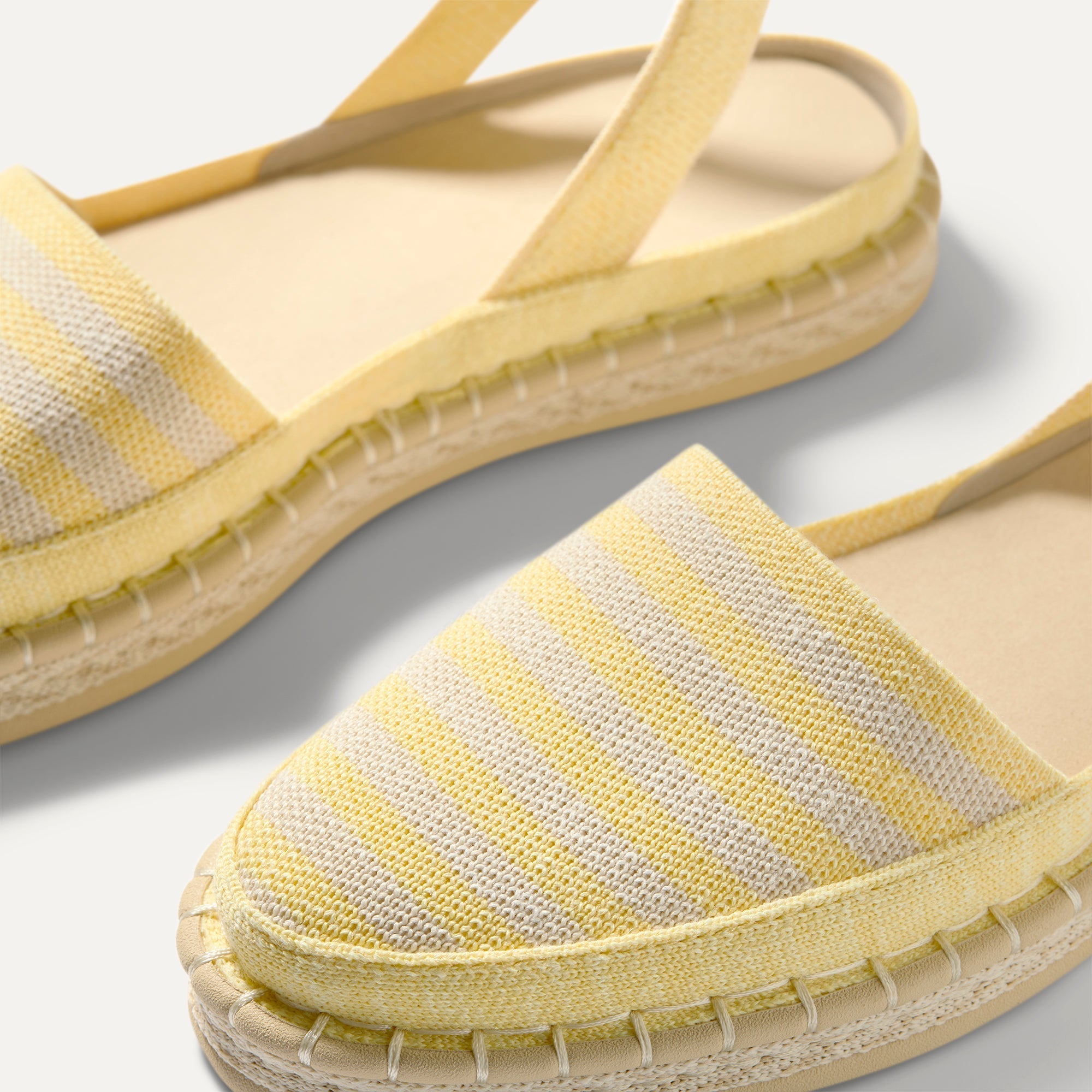 The D'Orsay Espadrille - Sunshine Stripe