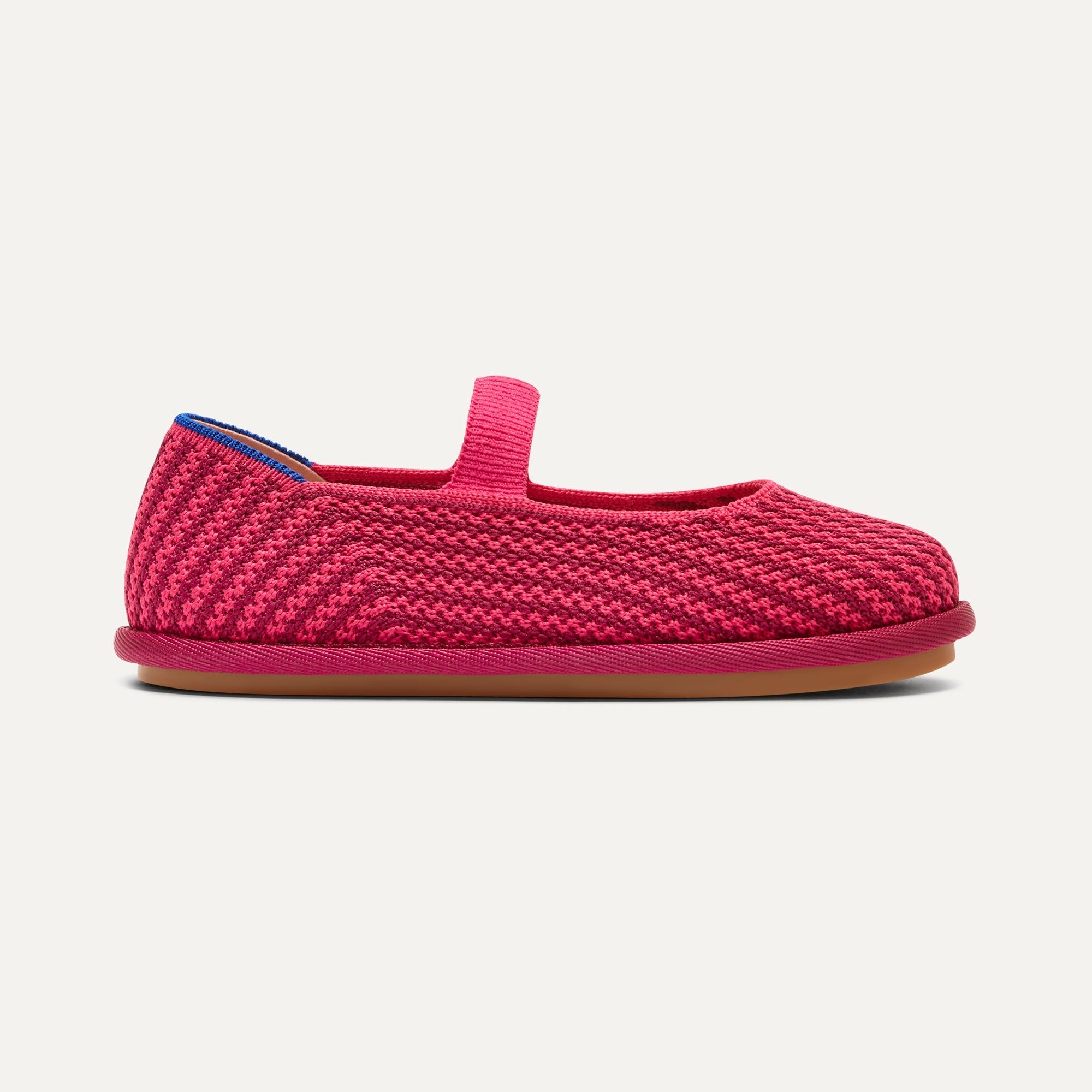 The Mini Mary Jane (for Kids) - Raspberry Stripe