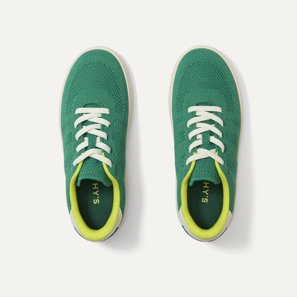 The Kids Stretch Sneaker - Emerald Pop